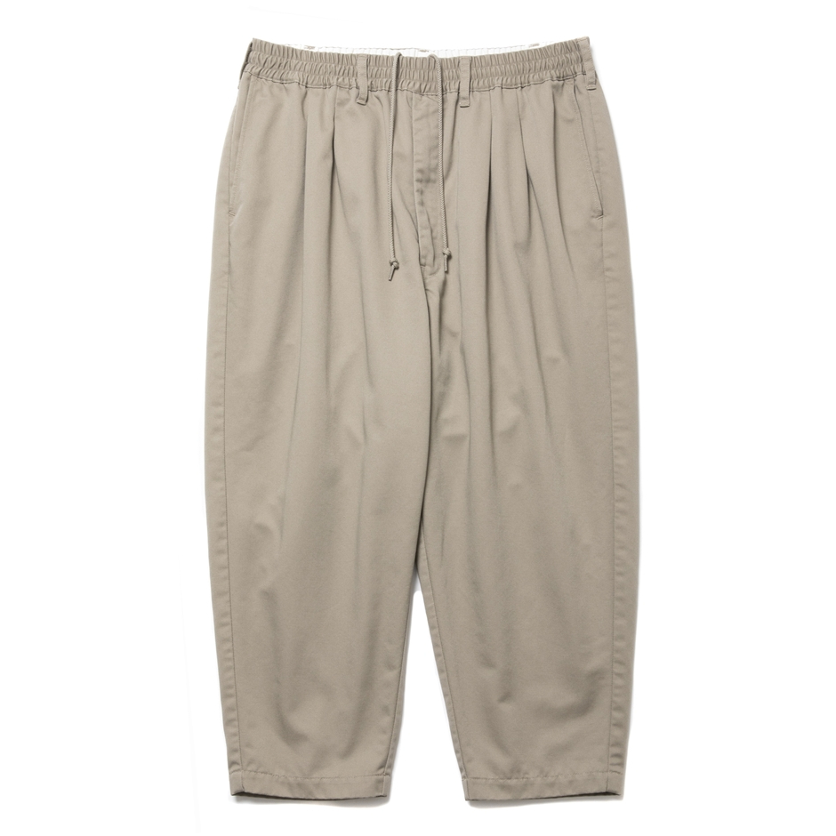 画像: COOTIE PRODUCTIONS/T/C 2 Tuck Easy Ankle Pants（Beige）［T/C 2タックイージーアンクルパンツ-25春夏］