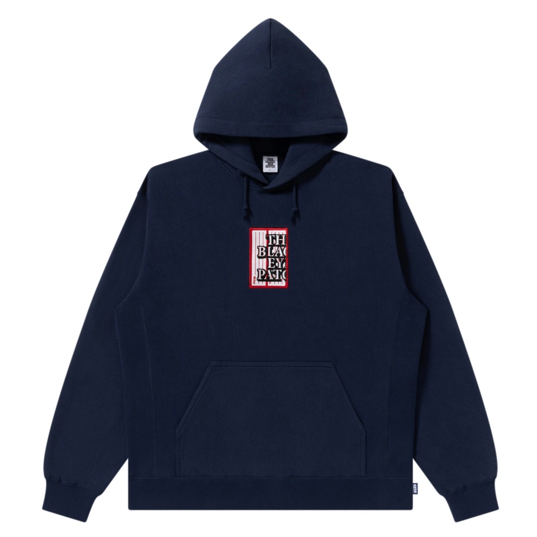 画像1: BlackEyePatch/ADDRESS LABEL HOODIE（NAVY） (1)