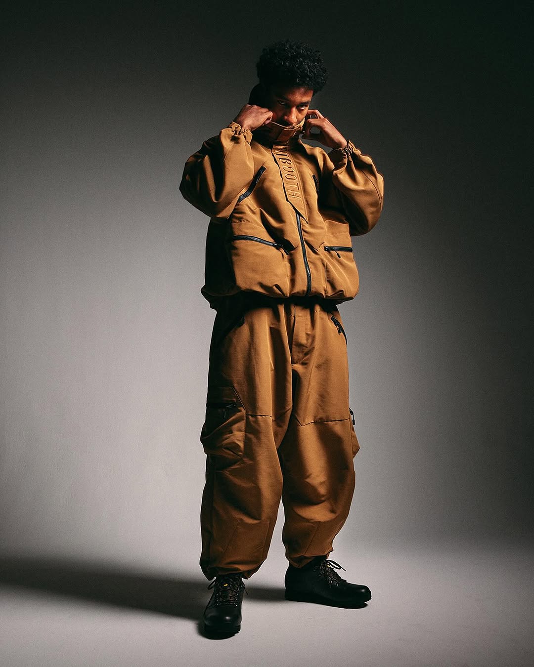 画像: TIGHTBOOTH/RIPSTOP CARGO BALLOON PANTS（Light Brown）［リップストップカーゴバルーンパンツ-25春夏］