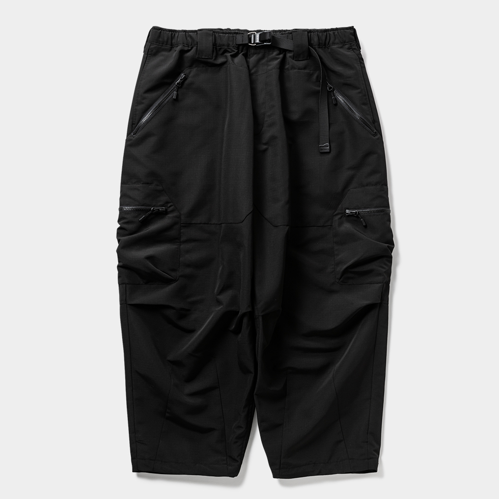 画像: TIGHTBOOTH/RIPSTOP CARGO BALLOON PANTS（Black）［リップストップカーゴバルーンパンツ-25春夏］