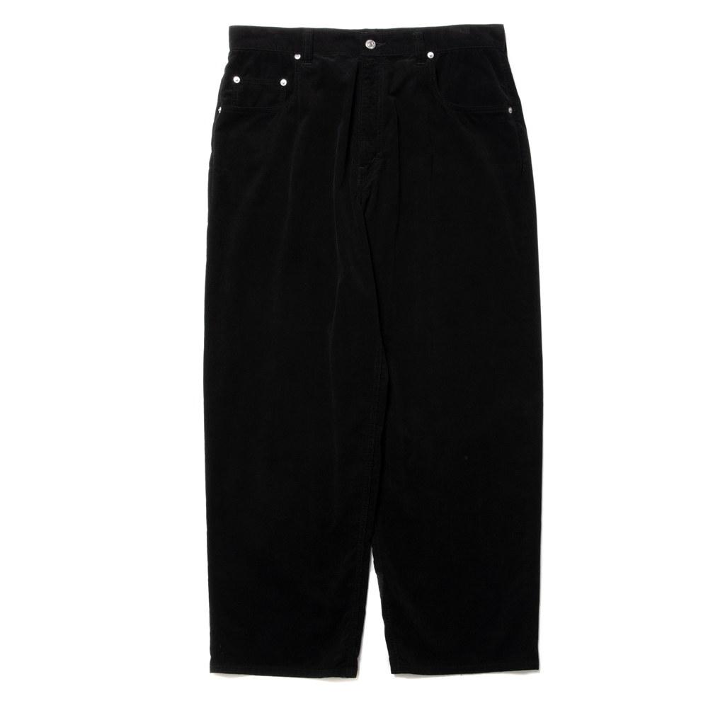 画像: COOTIE PRODUCTIONS/5 Pocket Corduroy Baggy Pants（Black）［コーデュロイバギーパンツ-25春夏］