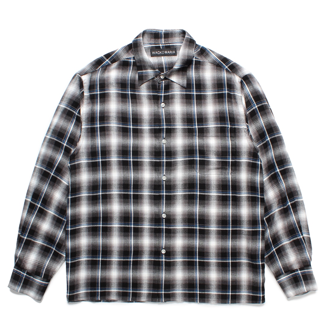 画像: WACKO MARIA/CHECK REGULAR COLLAR SHIRT（GRAY）［チェックレギュラーカラーシャツ-25春夏］