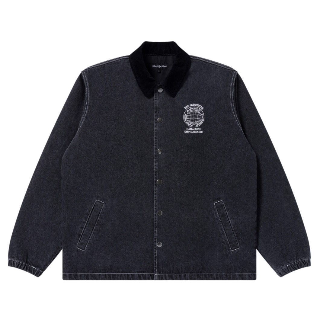 画像: BlackEyePatch/BIG BUSINESS FLAGSHIPS DENIM COACH JACKET（BLACK）