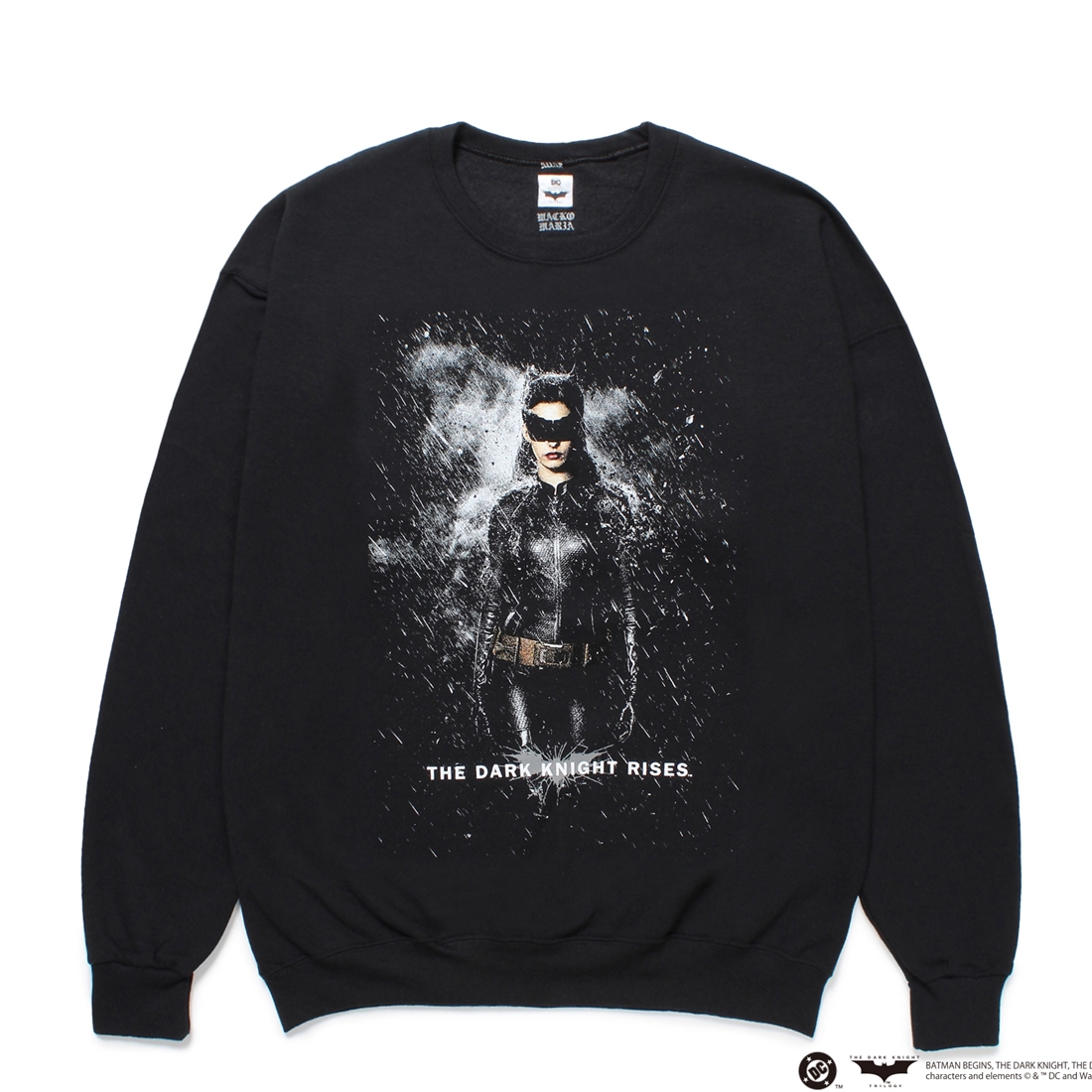 画像: WACKO MARIA/THE DARK KNIGHT TRILOGY / SWEAT SHIRT（BLACK）［クルーネックスウェット-25春夏］