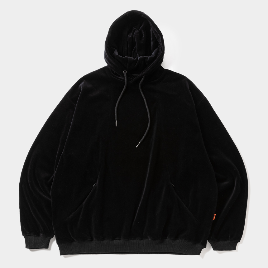 画像: TIGHTBOOTH/VELOUR PULLOVER HOODIE（Black）［ベロアプルオーバーフーディー-25春夏］