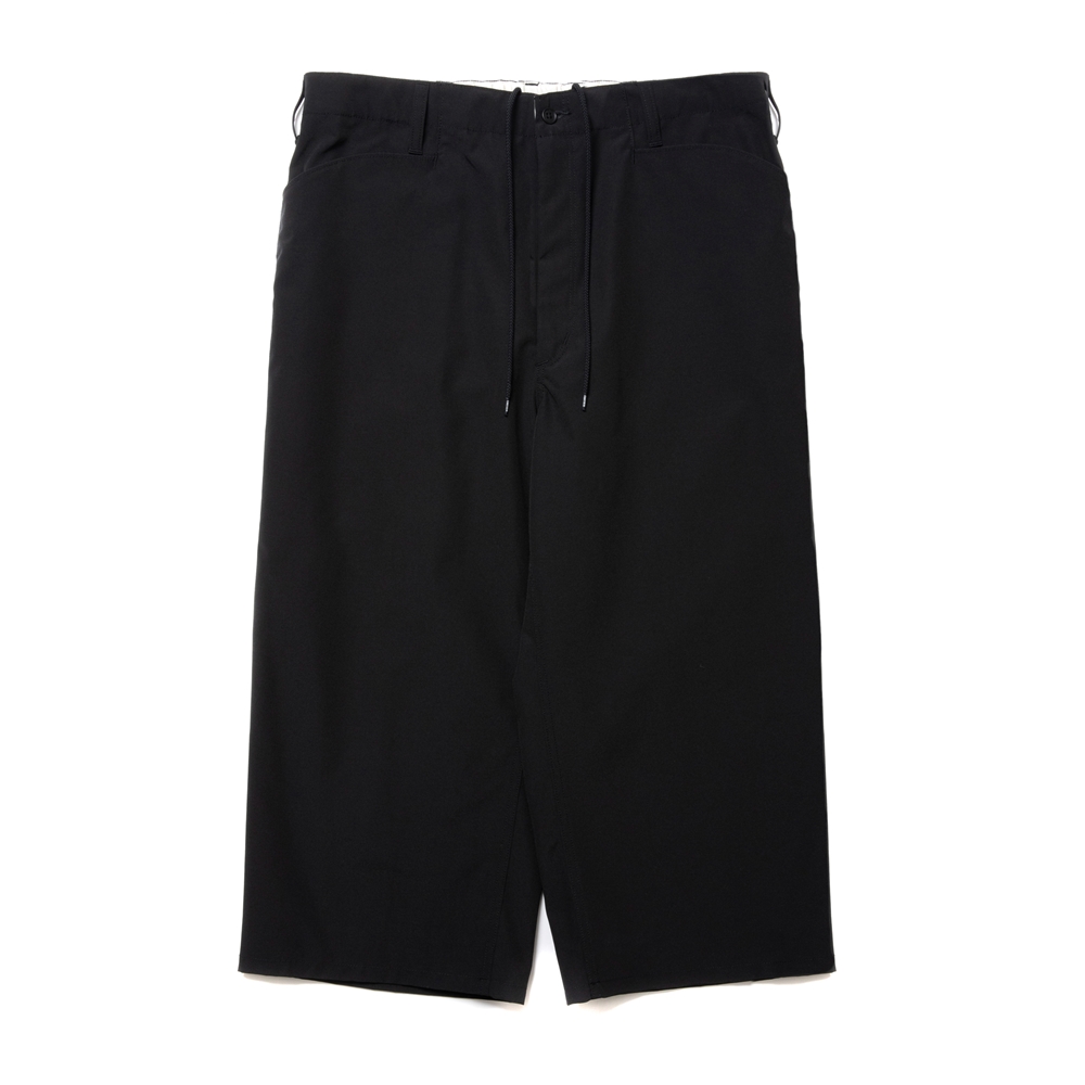 画像: COOTIE PRODUCTIONS/T/C Weather T/Q Cut Work Easy Trousers（Black）［スリークォーターカットワークイージートラウザース-25春夏］