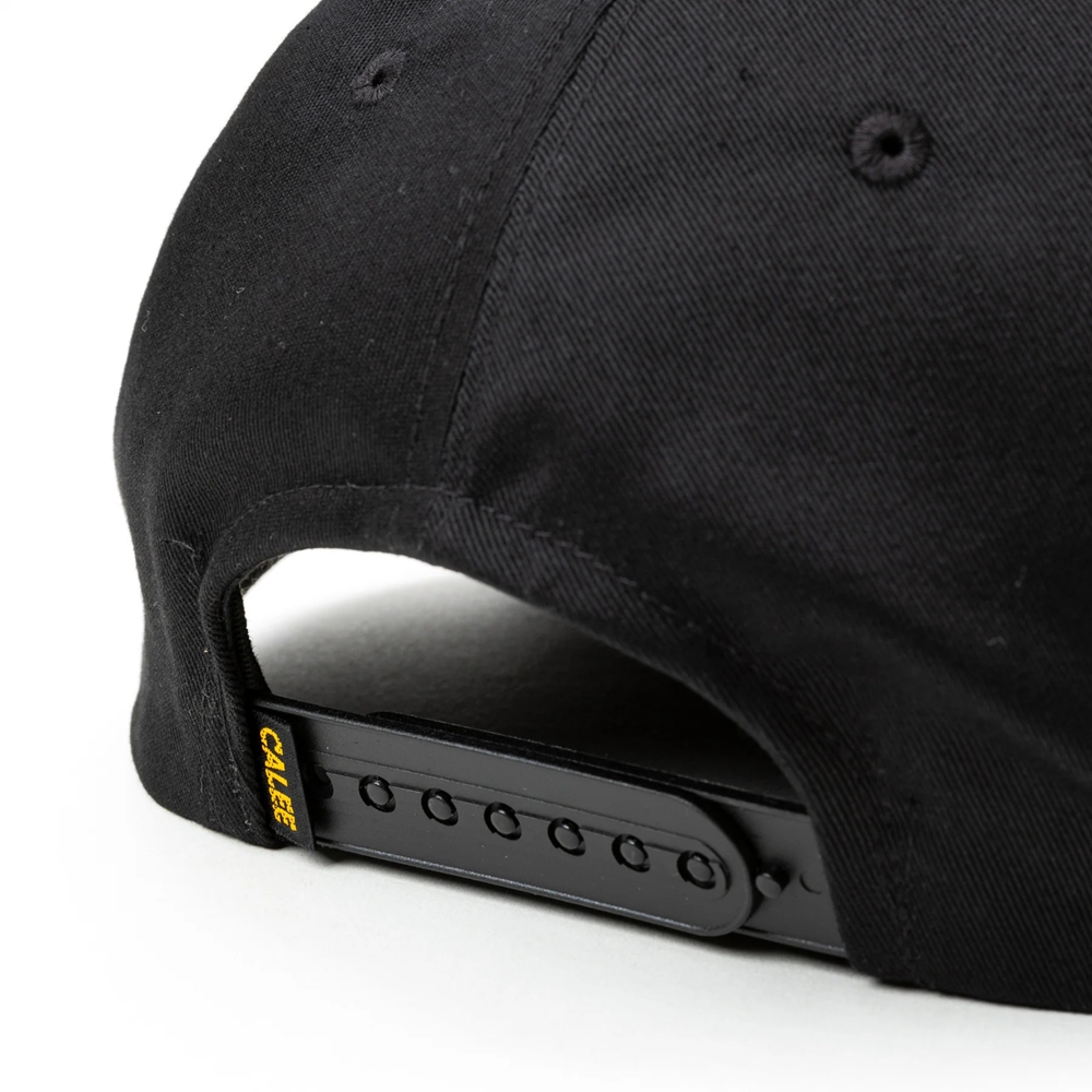 画像: CALEE/SNAKE LOGO WAPPEN CAP（BLACK）［ワッペンキャップ-25春夏］