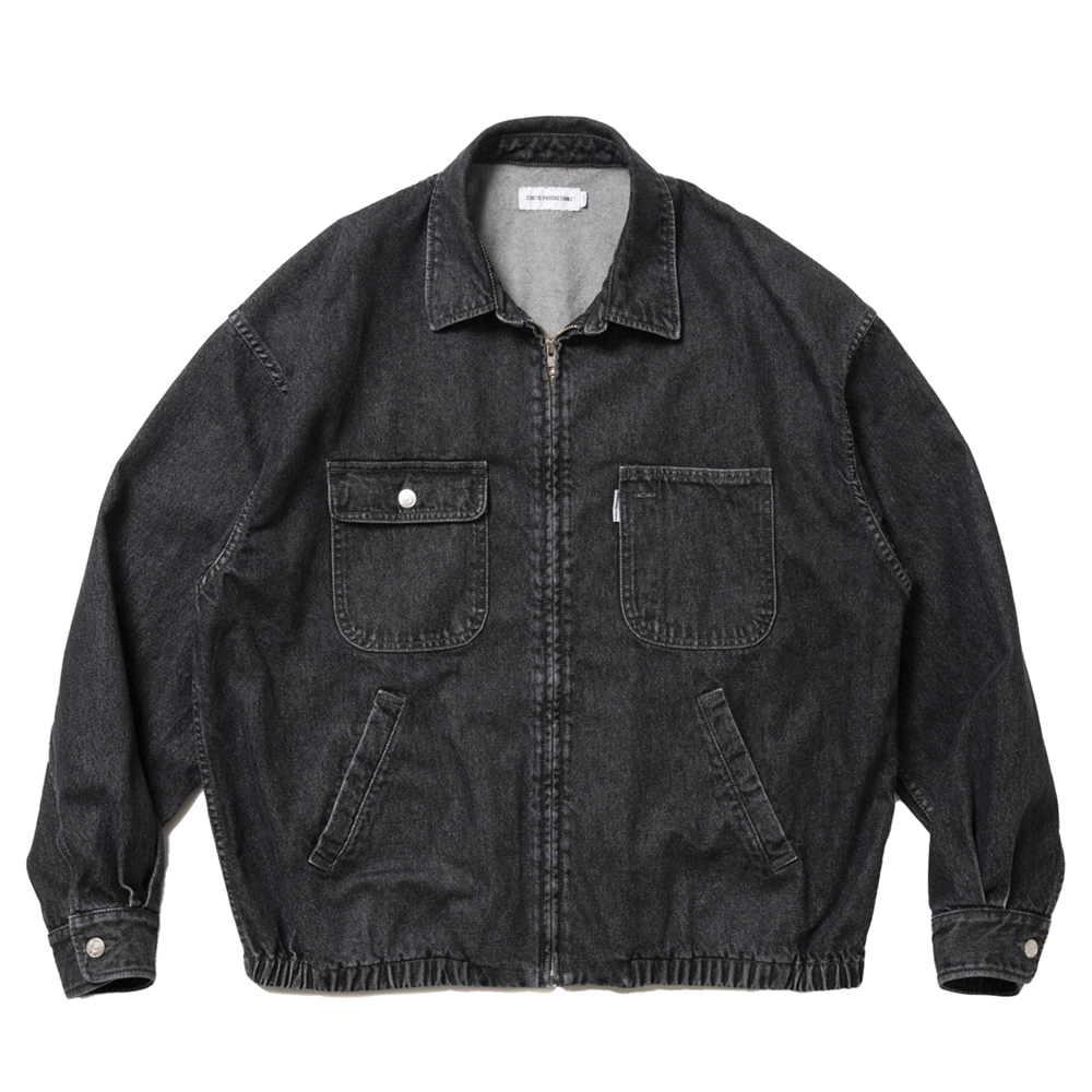 画像: COOTIE PRODUCTIONS/Denim Zip Up Work Jacket（Black）［デニムジップワークJKT-25春夏］