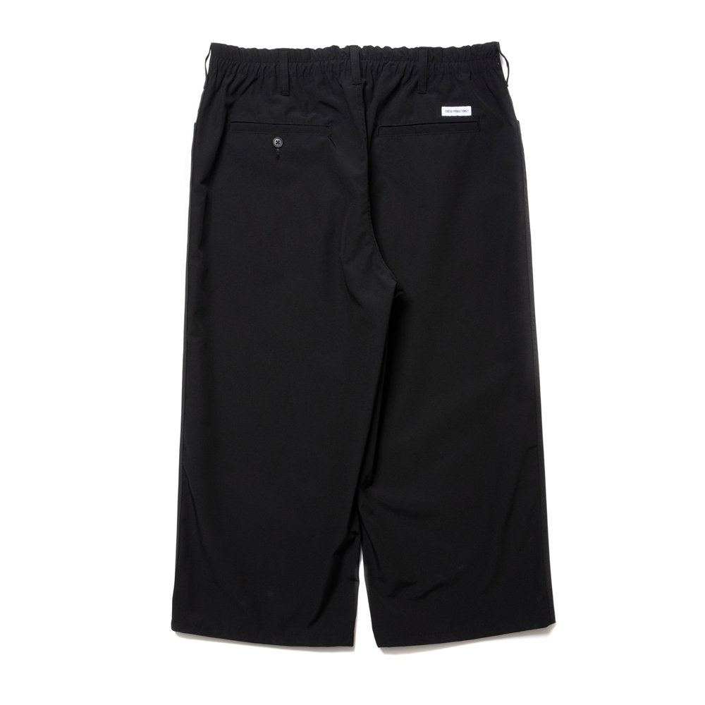 画像: COOTIE PRODUCTIONS/T/C Weather T/Q Cut Work Easy Trousers（Black）［スリークォーターカットワークイージートラウザース-25春夏］