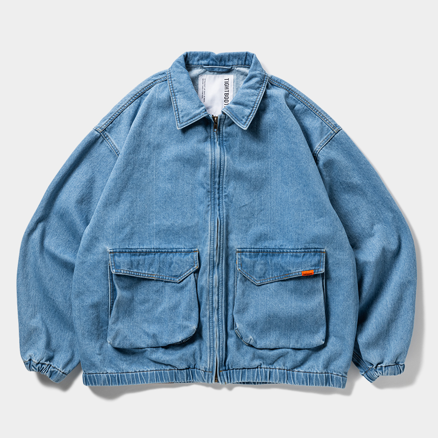 画像: TIGHTBOOTH/DENIM DRIZZLER JACKET（Light Blue）［デニムドリズラーJKT-25春夏］