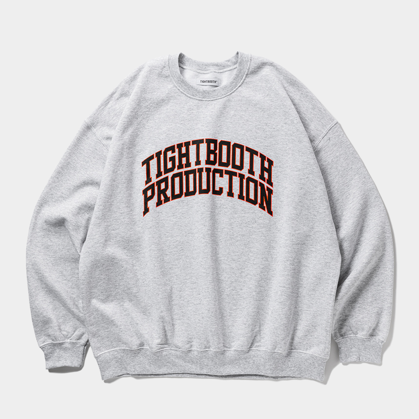 画像: TIGHTBOOTH/COLLEGE CREW SWEAT SHIRT（Ash）［クルーネックスウェット-25春夏］