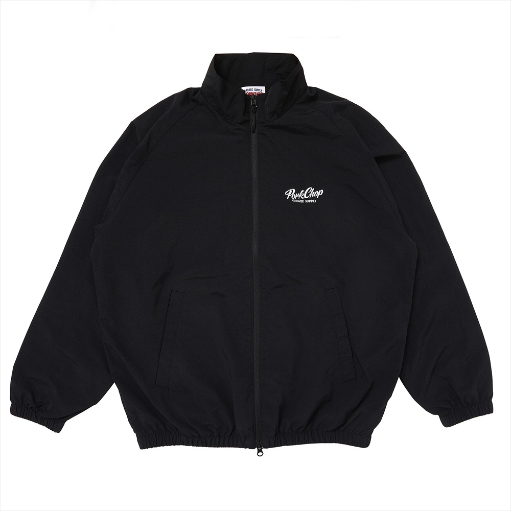 画像: PORKCHOP/OVAL LOGO NYLON JACKET（BLACK）［ナイロンJKT-25春夏］