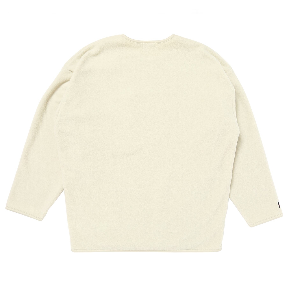 画像: PORKCHOP/CS FLEECE SHIRT（NATURAL）［フリースクルーネック-25春夏］